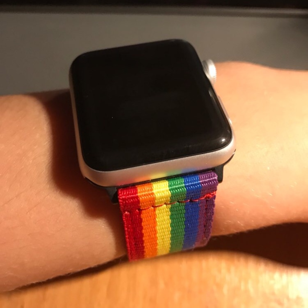 đRainbow Nylon Watchband for Apple Watch - Picture 6 of 15